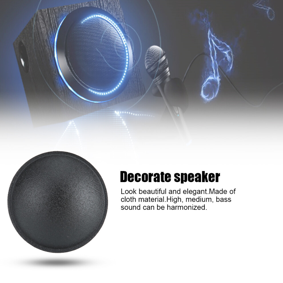 Speaker Dust Cap 55Mm Cloth Cover With Elastic Edge For Audio Decoration 10Pcs 7901362537889