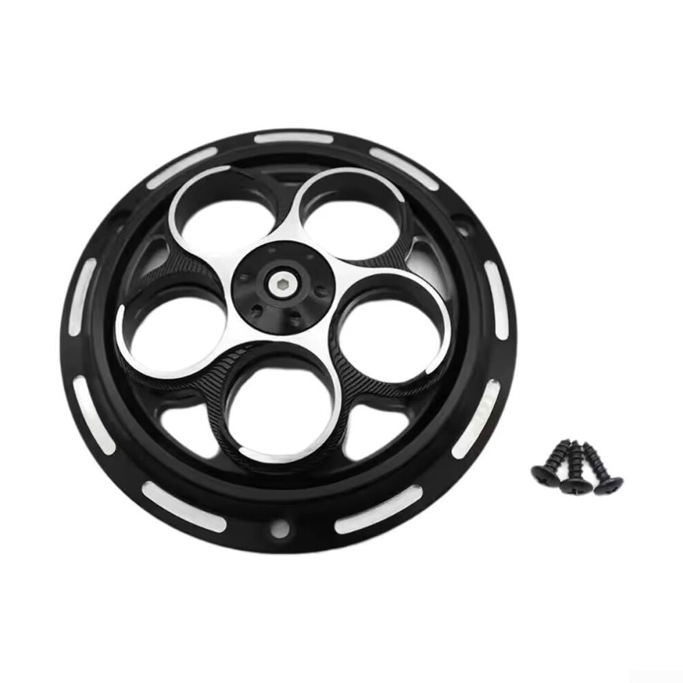 Compatible With Vespa Sprint Primavera 150 Motorcycle Rotating Cooling Fan Cover Aluminium Engine Heat Shield Decorative Guard(Black) Black 9323874045283
