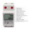 LCD Digital-Energiezähler DDM15SC 220V 80A Stromverbrauchsmonitor 6