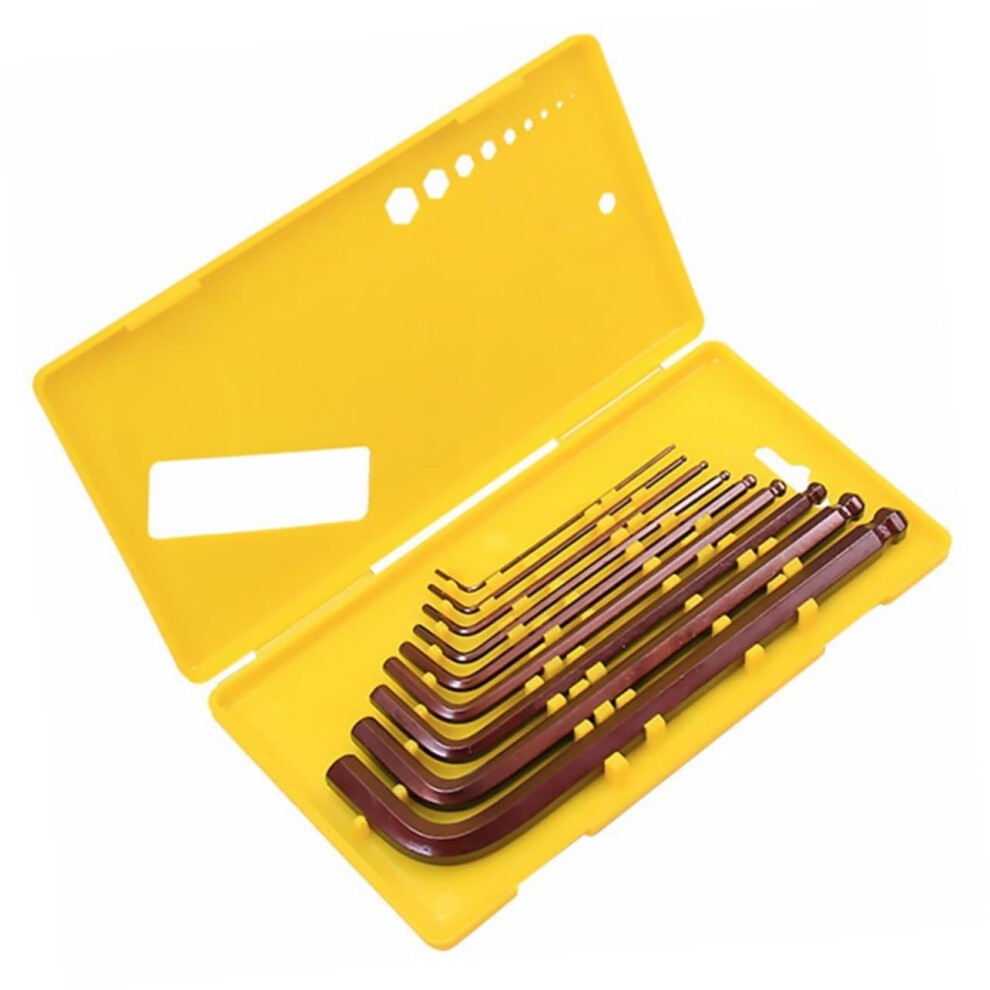 9Pcs Alloy Steel Hexagon Wrench Electrician Screwdriver Keys Screwdriver Bit Repairing Wrench 9067246821401
