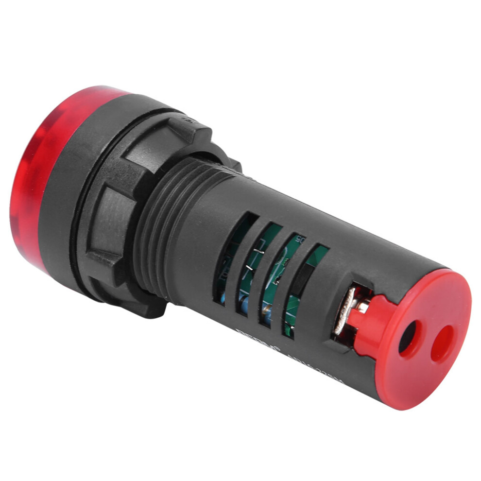 Ad16â22Sm Led Buzzer Alarm 22Mm 12V Flash Indicator Red 4661362539889
