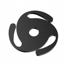 45 Adapter All Aluminum, 45 - turn, Precision Accessories for The Easy for Operation - Ideal 1. - inch Record Players, black