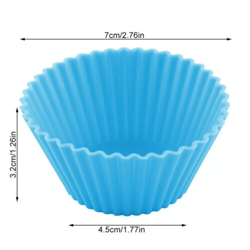 Επαναχρησιμοποιήσιμες θήκες για cupcakes, αντικολλητικές μεγάλες θήκες για κέικ, 2