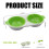 Αυγοσυλλέκτης μικροκυμάτων, αντικολλητικά βρώσιμα ποτήρια σιλικόνης για 6