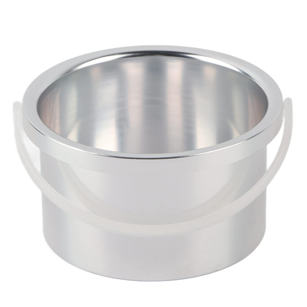 Silver 4.13In Wax Heat Machine Replacement Pot Aluminium Alloy Heating Quickly Evenly Wax Warmer Inner Pot
