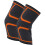 Elastischer oranges Knieschoner-Stützverband für Sport, M/L/XL 1