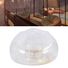 Aufblasbarer transparenter PVC-Raumspartner-Sessel, Gold