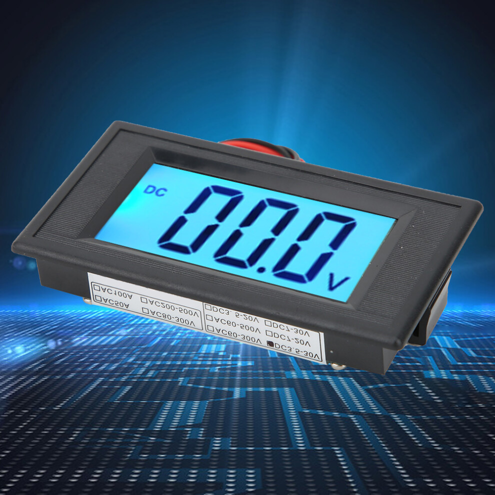 Yb5135d Lcd Digital Voltage Meter 3.5V-20V Blue Backlight 8491362542581
