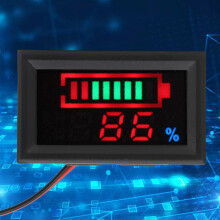 Elektrischer Fahrzeugbatterietester 72V Dual-LED-Spannungs- und Strommesser
