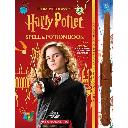 Harry Potter Spell and Potion Book by Cala Spinner Hardcover Book