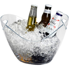 Unverzichtbar für Feierlichkeiten, vielseitig einsetzbar: Eisbehälter, 3 Liter, kristallklarer Kühler für alle Ihre Kühlbedürfnisse, von