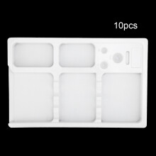 10 Stück Einweg-PVC-Tattoo-Schale Halter Pigmentlager Organizer