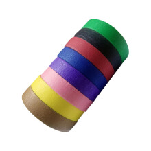 6pcs Long Masking Tape Textured Paper Tape Strong Sticky Wrinkle Paper for Decor Stage Random Color