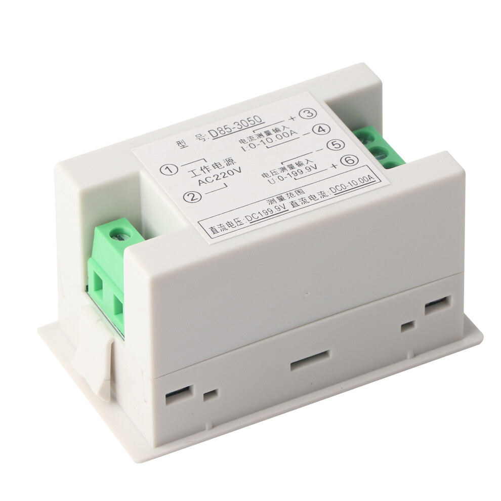 Dc Digital Volt Amp Meter D85-3050 0-199.9V 0-10A For Electrical Testing 8721362546204
