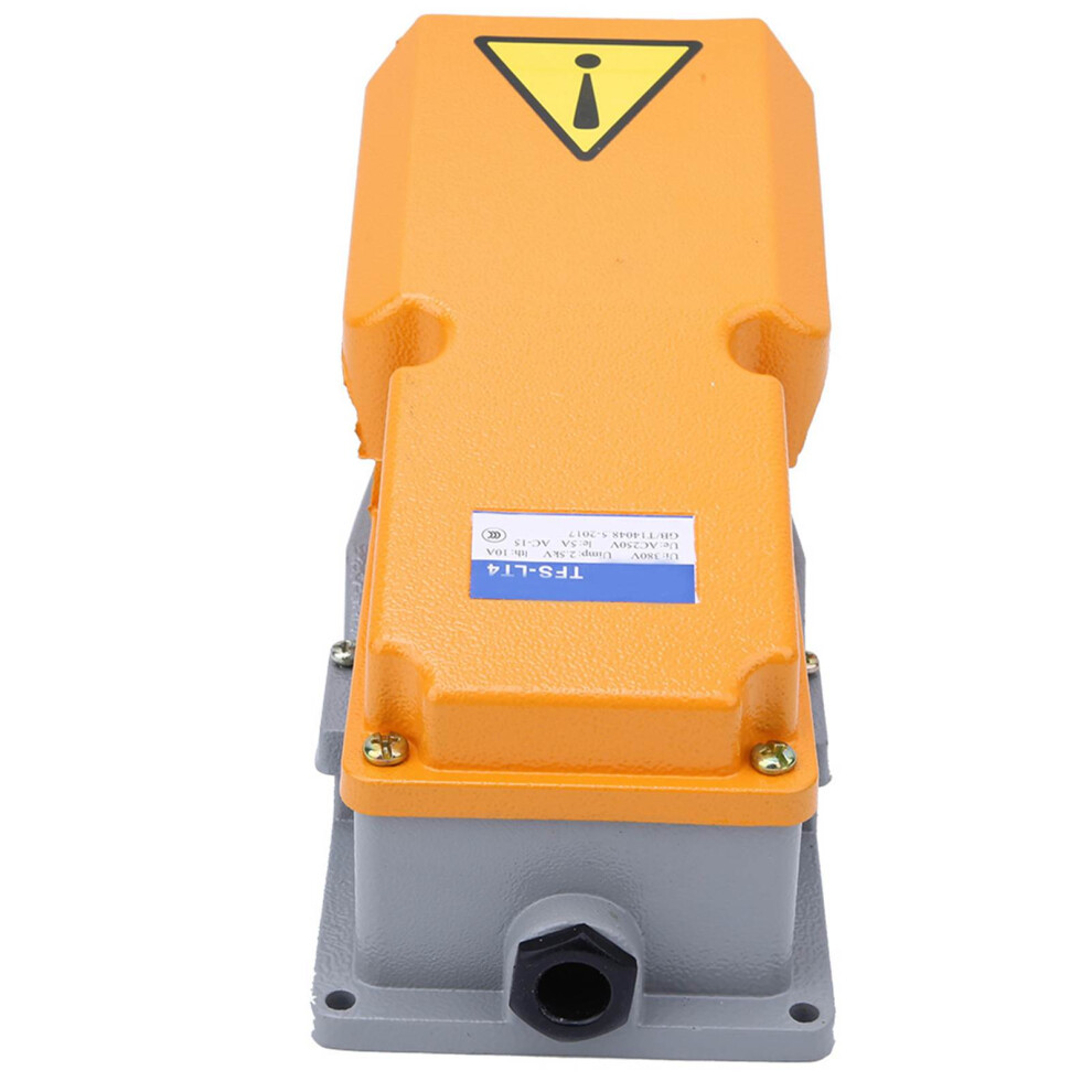 Foot Control Pedal Switch Lt4 Aluminum 10A Ip62 104X198x97mm 7681362546981