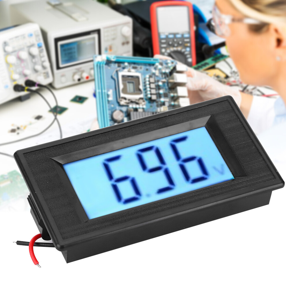 Ddh-30L Lcd Digital Dc Voltmeter 7.5V-19.99V Voltage Meter With Backlight 5011362546148