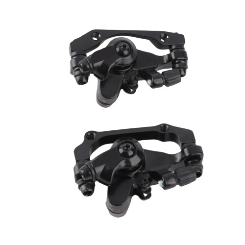 Edelstahl-Scheibenbremszange-Set für Mountainbikes, Schwarz 2