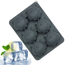 Mucegai de gheață antiaderent cu forme de bufniță, matrițe de desert din silicon multifuncționale, potrivite pentru fabricarea ciocolatei,