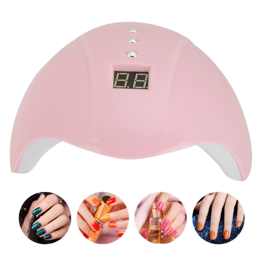 36W Pink LED UV Nail Lamp Gel Polish Dryer Quick Dry Nail Art Machine