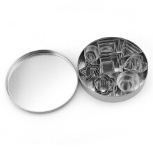 Geometrisches Backformen-Set, wiederverwendbare, spülmaschinenfeste Ausstechformen mit platzsparendem und effizientem Design, tragbare