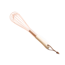 Manueller Schneebesen, Mehlbesen, ergonomisches Küchenutensil aus Edelstahl, ideal zum Mischen von Eiern, Soßen, Toppings, Kuchenteigen und
