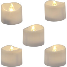 Vela de LED sem chama com mudança de cor e interruptor liga/desliga fácil para decoração segura em ambientes internos e externos (12 unidades,