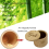 Ρουστίκ θήκη μπαχαρικών από μπαμπού, με μαγνητικό περιστρεφόμενο καπάκι για 3