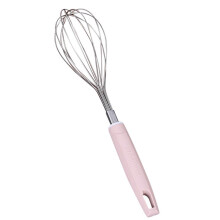 Fouet de cuisine multifonction à poignée ergonomique et antidérapante, en acier inoxydable, pour une utilisation polyvalente à haute température