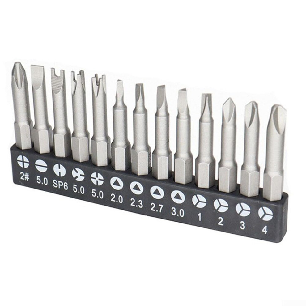 13-Piece Special-Shaped Screwdriver Bit Set With Ph2 U Y Shape Triangle 50Mm Bits For Appliance Repair And Toy Disassembly, Compatible With Electric 9105992163960