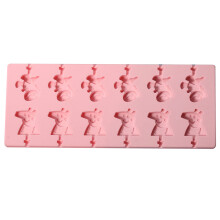Fondantform, Silikon-Kuchendekorationswerkzeug für Schokolade und Süßigkeiten, perfekt für selbstgemachte Lutscher, Antihaftbeschichtung,