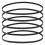Durable GT2-6-400MM Rubber Timing Belt for 3D Printer 5-Pack 2