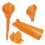 Drip-Free Motorcycle Oil Funnel Kit - Essential Orange Accessory 8