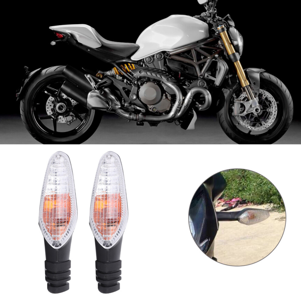 Pair Of Turn Signal S For Ducati Monster & Multistrada 848-1200 Light 9311362548910