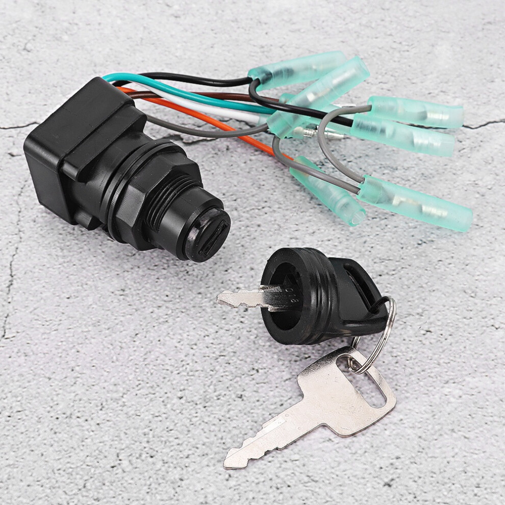 Motor Ignition Key Switch Assembly For Outboard 37110-92E01, 37110-99E00 6901362549227