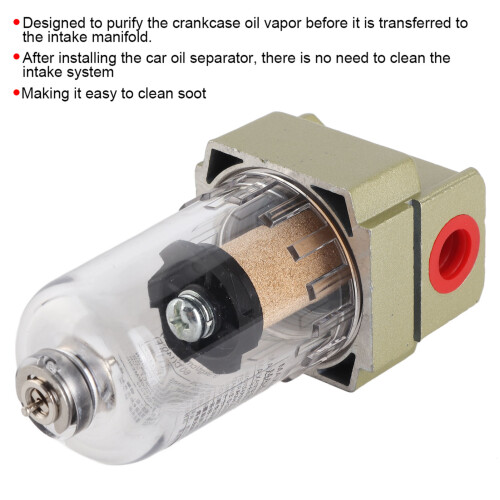 Universal Car Oil Separator - Simplifies Intake System Maintenance 2