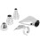 Portable Bluetooth Speaker 15W 11H Battery White Finish 15