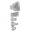Portable Bluetooth Speaker 15W 11H Battery White Finish 14
