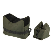 2 x Outdoor Shooting Pad Front & Rear Support SandBag Stand Ordership Pad, Front and Rear Rifle Rest, Shooting Pad Set, Sandbag Weight ArmyGreen