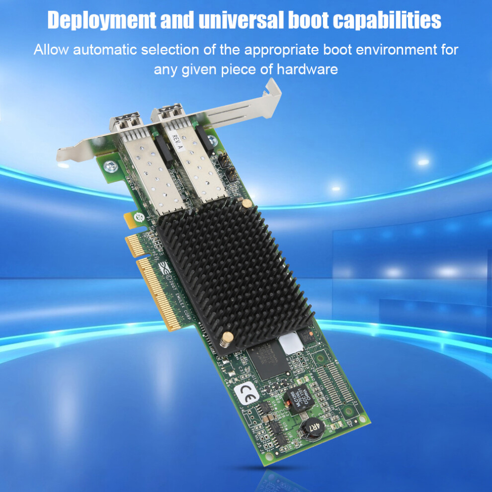 Emulex Lpe12002 Pcie 2.0 Fiber Channel Hba 8G Dual Port For High Performance 9371362550962