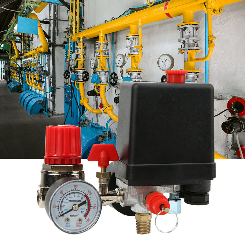 4-Hole Pressure Valve & Relief Regulator For Air Compressors 4241362551052