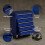 AREBOS AREBOS 5-Drawer Tool Cabinet Garage Tool Chest with Wheels Workshop Tool Storage Lockable Blue 6