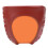 Quick Release 6 Arrows Archery Quiver Leather EVA Rubber Red Orange Sizes Available 3