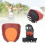 Quick Release 6 Arrows Archery Quiver Leather EVA Rubber Red Orange Sizes Available 4