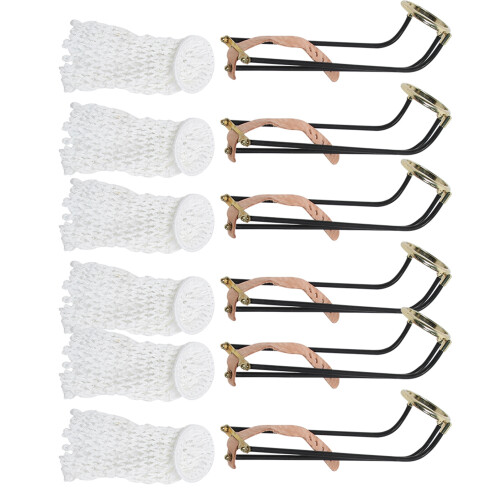 Complete Your Set: 6 Pcs Billiards Table Rail Slides + Net Bags 2
