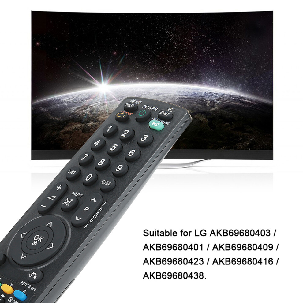 Wear-Resistant Remote For Lg Tvs Akb69680403 10M Distance Black 4011362553062