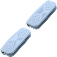 Supporto per manico di pentola in silicone, resistente al calore e antiscivolo, morbido e flessibile, riutilizzabile, facile da pulire, durevole e