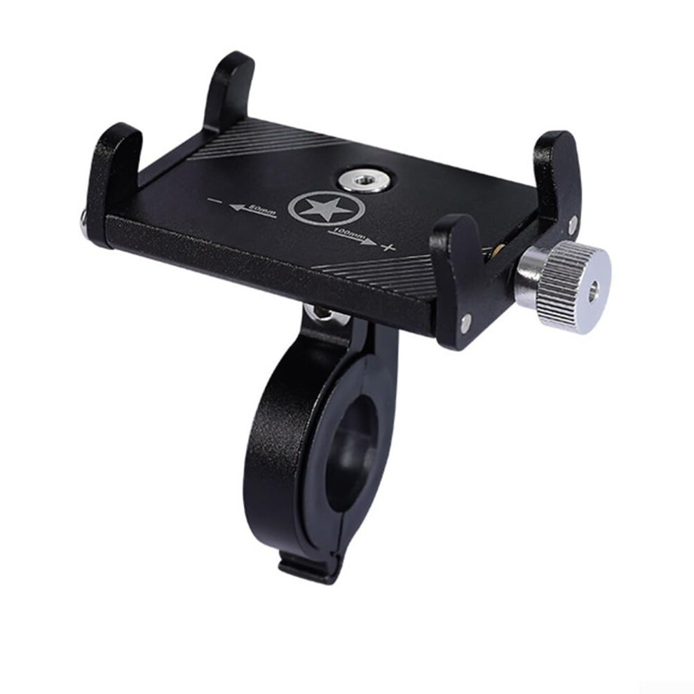 Adjustable Mobile Phone Stand Holder Handlebar Mount Bracket Navigation Bracket(Black) Black 9105992164684