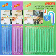 Abflussreiniger-Sticks mit langsam auflösender, geruchsneutralisierender Formel und enzymverstärkter Formel zur Desodorierung von Küchen-,