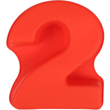 Compánach Bácála DIY, Pan Císte Uimhreacha 20X25Cm, Silicone grád bia, Pannaí Uimhreacha Císte Neamhghreamaitheacha, Éasca le Glanadh agus le