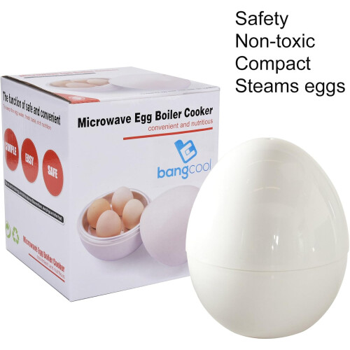 Speedy Egg Wizard: Συμπαγής Σχεδιασμός Αυγολέτας Μικροκυμάτων, Χωρητικότητα 4 Αυγών, 2
